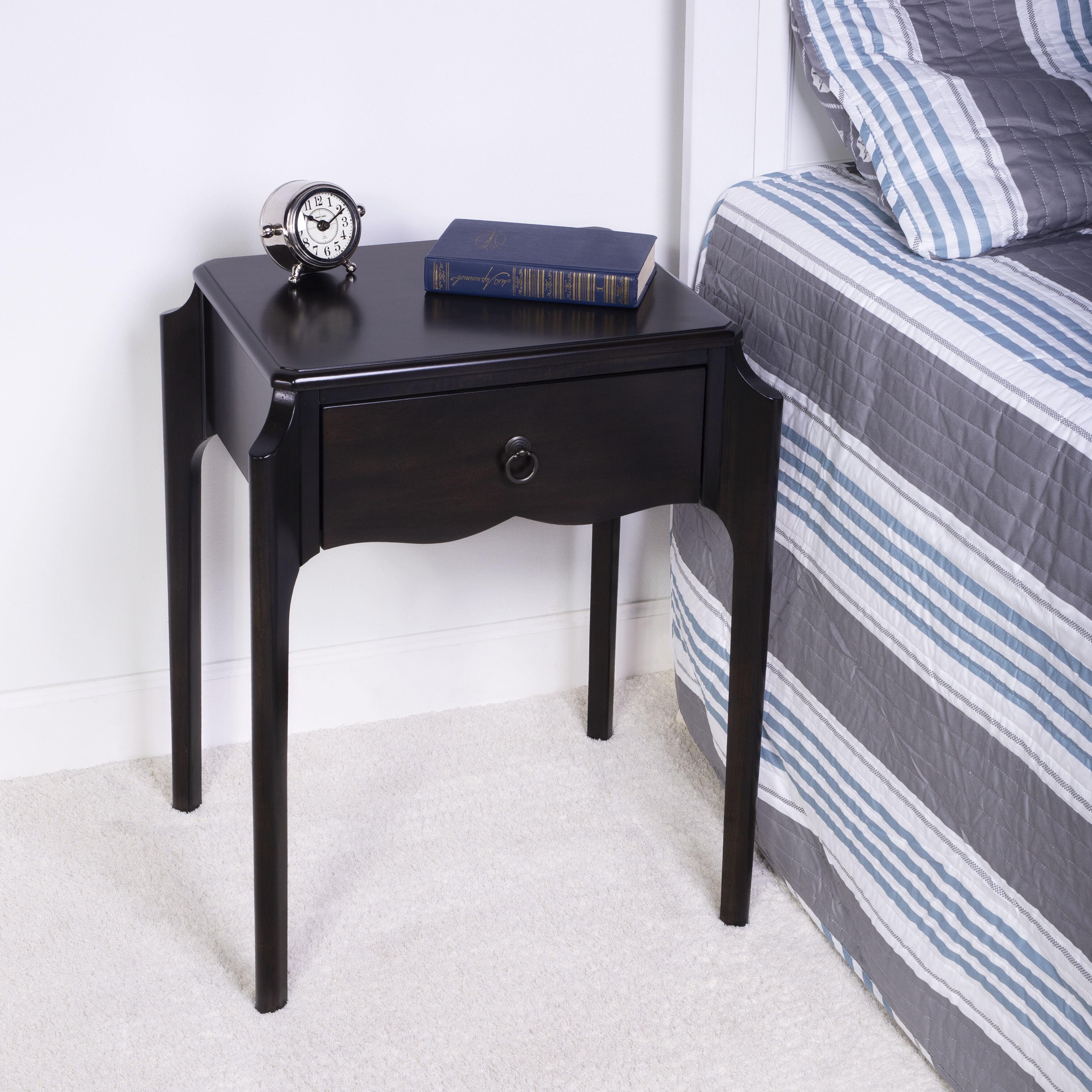 Wilshire Dark Brown End or Side Table