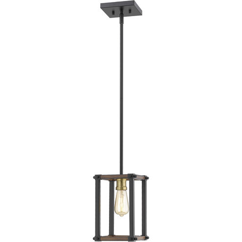 Kirkland 1 Light 6.25 inch Rustic Mahogany Pendant Ceiling Light