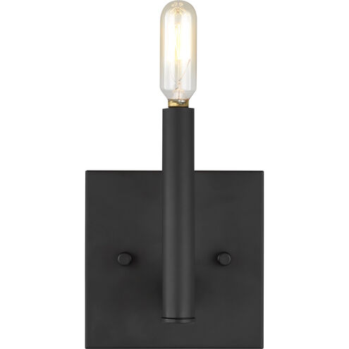 Vector 1 Light 5 inch Midnight Black Wall Bath Fixture Wall Light