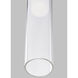 Sean Lavin Mini Linger 1 Light 120 Satin Nickel Low-Voltage Pendant Ceiling Light in Monopoint, Integrated LED