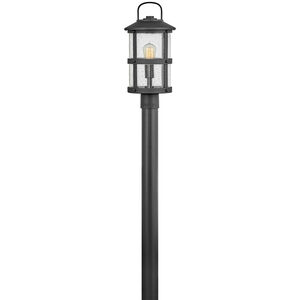 Estate Series Lakehouse LED 19 inch Black Outdoor Post Mount Lantern, Medium