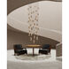 Glace 36 Light 35 inch Silver Multi-Drop Pendant Ceiling Light