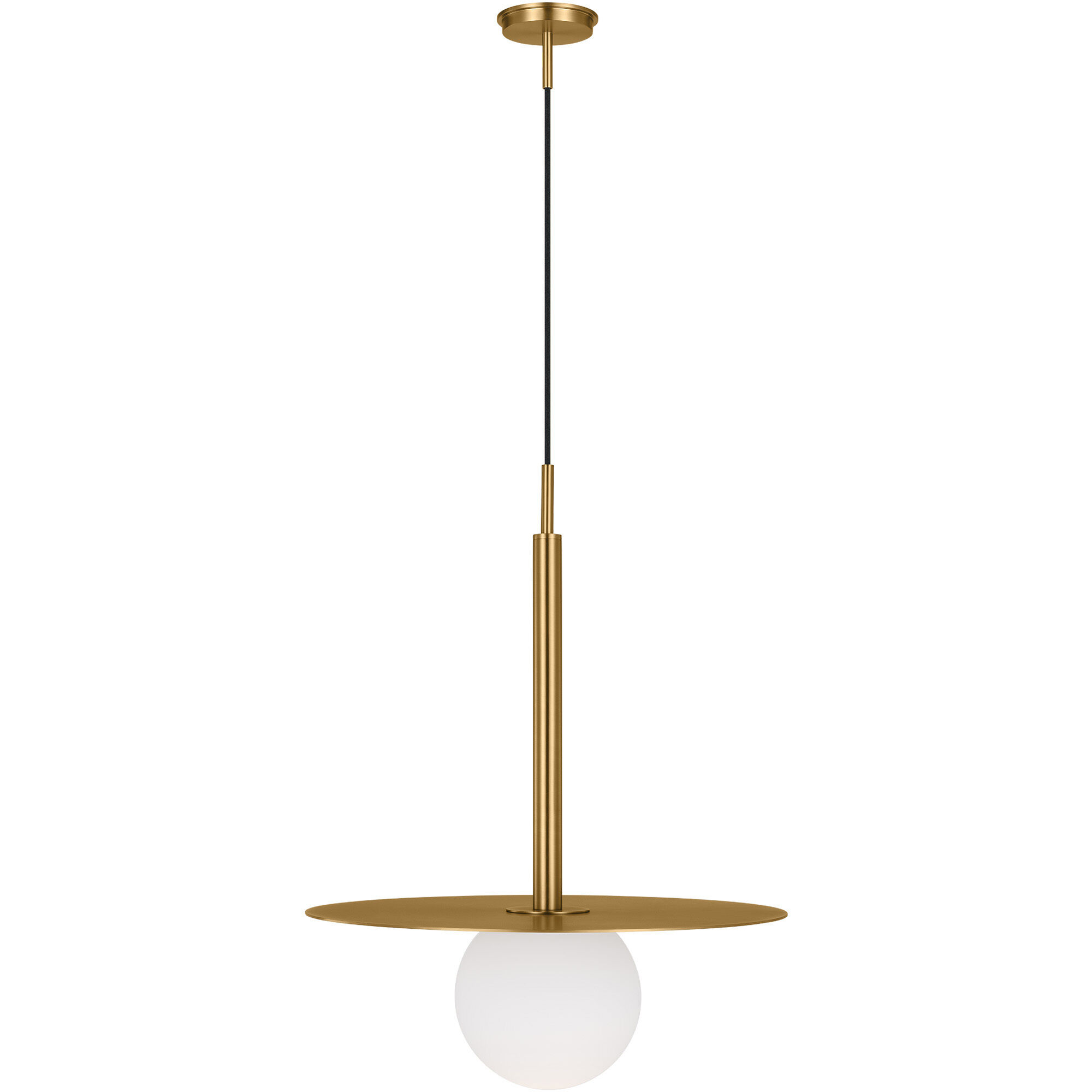 Kelly by Kelly Wearstler Nodes 1 Light 18 inch Burnished Brass Pendant Ceiling Light
