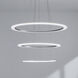 Hyvo LED 32.75 inch Brushed Nickel Chandelier Ceiling Light