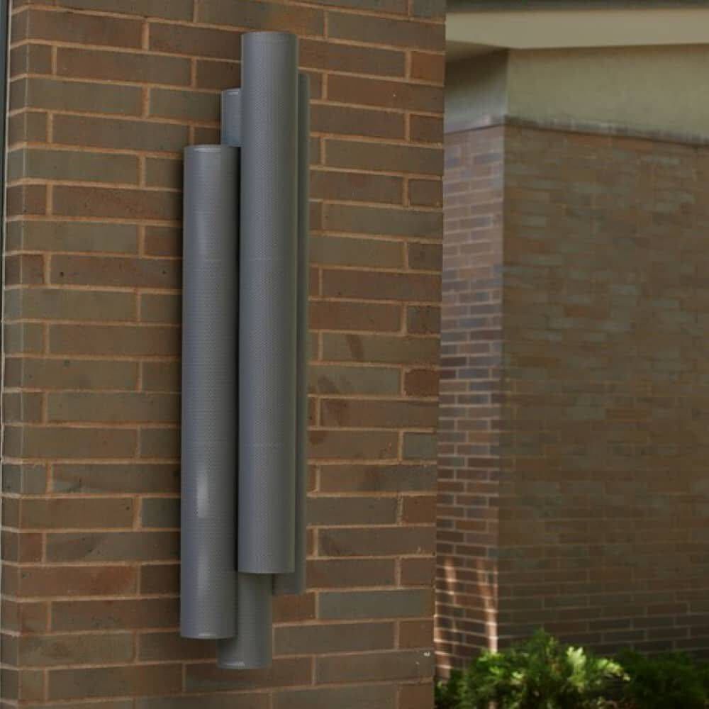 Punch 2 Light 48.5 inch Marine Grade Aged Graphite Outdoor Sconce, Oversized