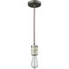 Scarsdale 1 Light 2 inch Weathered Zinc with Gray Mini Pendant Ceiling Light