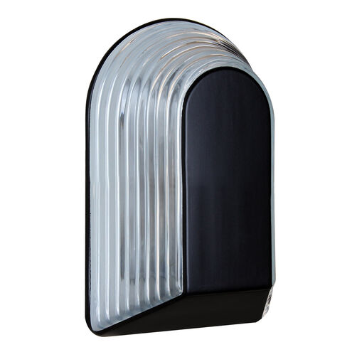 3062 Series 1 Light 10 inch Black Outdoor Sconce, Costaluz