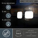 Theta LED 5.25 inch Bronze Outdoor Security