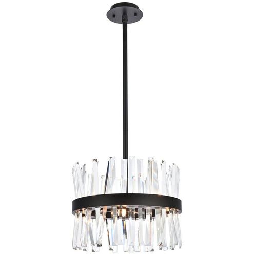 Serephina 8 Light 16 inch Black Pendant Ceiling Light