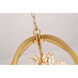 Canada 4 Light 18 inch Antique Brass Chandelier Ceiling Light