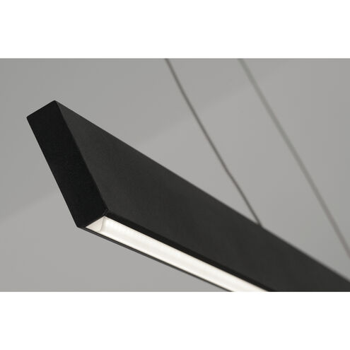Stealth LED 1 inch Black Linear Pendant Ceiling Light