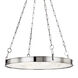 Kirby LED 30 inch Polished Nickel Chandelier Ceiling Light