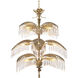 Hildebrandt 12 Light 31.5 inch Vintage Brass Chandelier Ceiling Light, Large