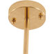 Canada 8 Light 32 inch Gold Chandelier Ceiling Light