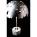 Pangea 23.1 inch 60.00 watt Sterling Table Lamp Portable Light in Lilac Marble, Dome