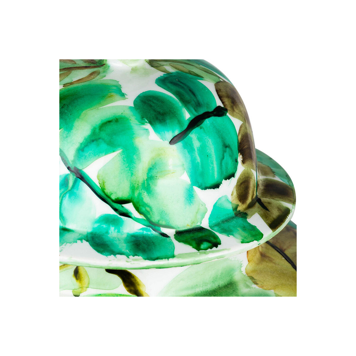 Round Leaf 15 X 12 inch Jar