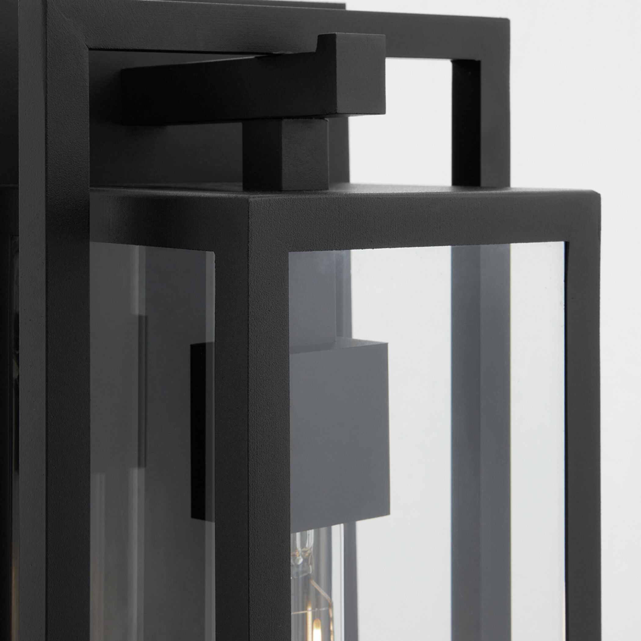 Marco 1 Light 15 inch Textured Black Outdoor Wall Lantern
