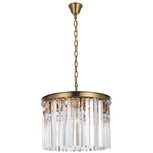 Sydney 6 Light 20 inch Satin Gold Chandelier Ceiling Light