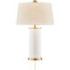 Melissa 29.13 inch 100.00 watt Blanc de Blanc Table Lamp Portable Light, By Coco & Dash