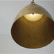 Francesca LED 13 inch Feathered Gold Pendant Ceiling Light
