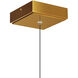 Lava LED 6 inch Brass Mini Pendant Ceiling Light