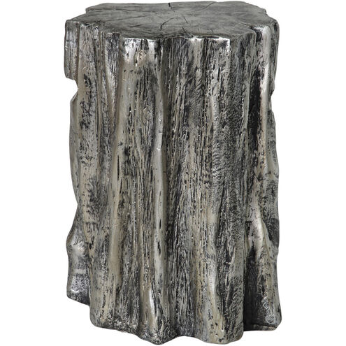 Trunk 20 inch Silver Stool