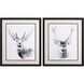 Animals Collection Black Framed Art
