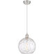 Ballston Athens Water Glass 1 Light 10 inch Brushed Satin Nickel Mini Pendant Ceiling Light