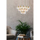 Eren 24 Light 19 inch Gold Pendant Ceiling Light