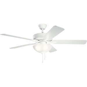 Basics Pro Select 52 inch Matte White Ceiling Fan