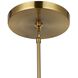 Vera 100 Light 25.5 inch Satin Gold Chandelier Ceiling Light