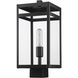 Nuri 1 Light 17.5 inch Black Outdoor Post Mount Fixture