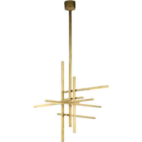 Sean Lavin Cityscape 6 Light 33.9 inch Hand Rubbed Antique Brass Chandelier Ceiling Light