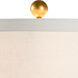 Chelsea House 26 inch 100.00 watt Green/White Glaze/Antique Gold Leaf Table Lamp Portable Light