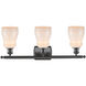 Ballston Ellery LED 26 inch Oil Rubbed Bronze Bath Vanity Light Wall Light in White Glass, Ballston