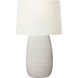 Barbara Barry Roma 30 inch 9 watt Shellish Grey Table Lamp Portable Light