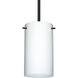 Stilo 7 LED Black Stem Pendant Ceiling Light