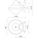 Alora Mood Nora 1 Light 8 inch Matte Black Bath Vanity Light Wall Light