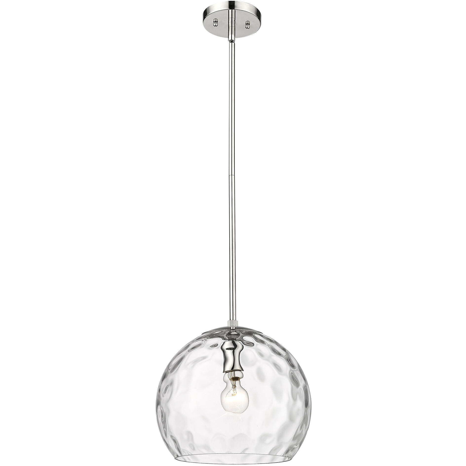 Mackenzie 1 Light 12 inch Polished Nickel Pendant Ceiling Light