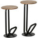 Hook 30 inch Matte Black Bar Stool, Left