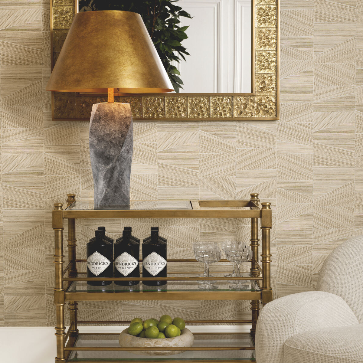 Camelia 30.71 inch 40 watt Antique Brass with Grey Marble Table Lamp Portable Light