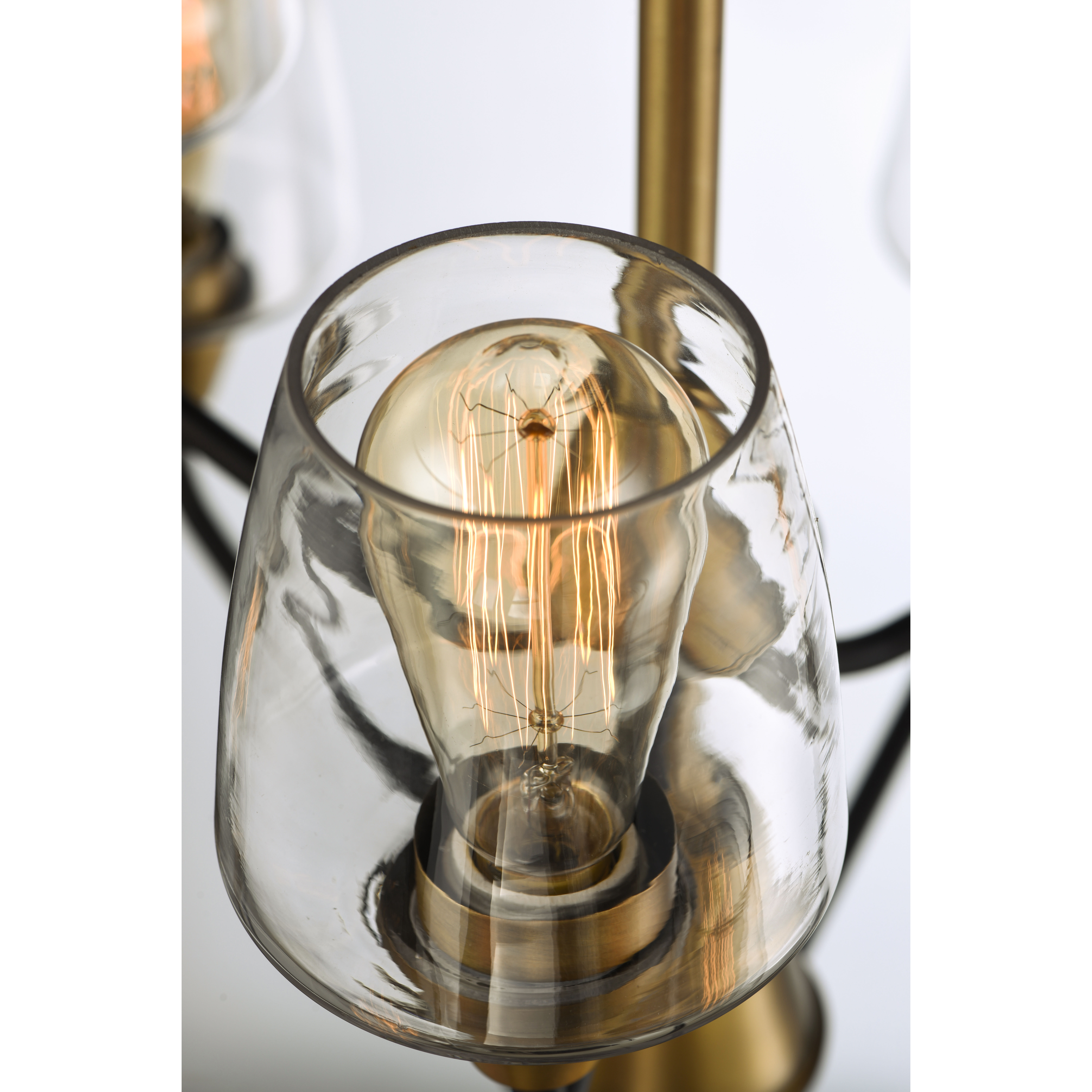 Goblet 9 Light 27 inch Bronze/Antique Brass Multi-Tier Chandelier Ceiling Light in Bronze and Antique Brass