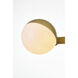 Majesty 3 Light 21 inch Brass Bath Sconce Wall Light