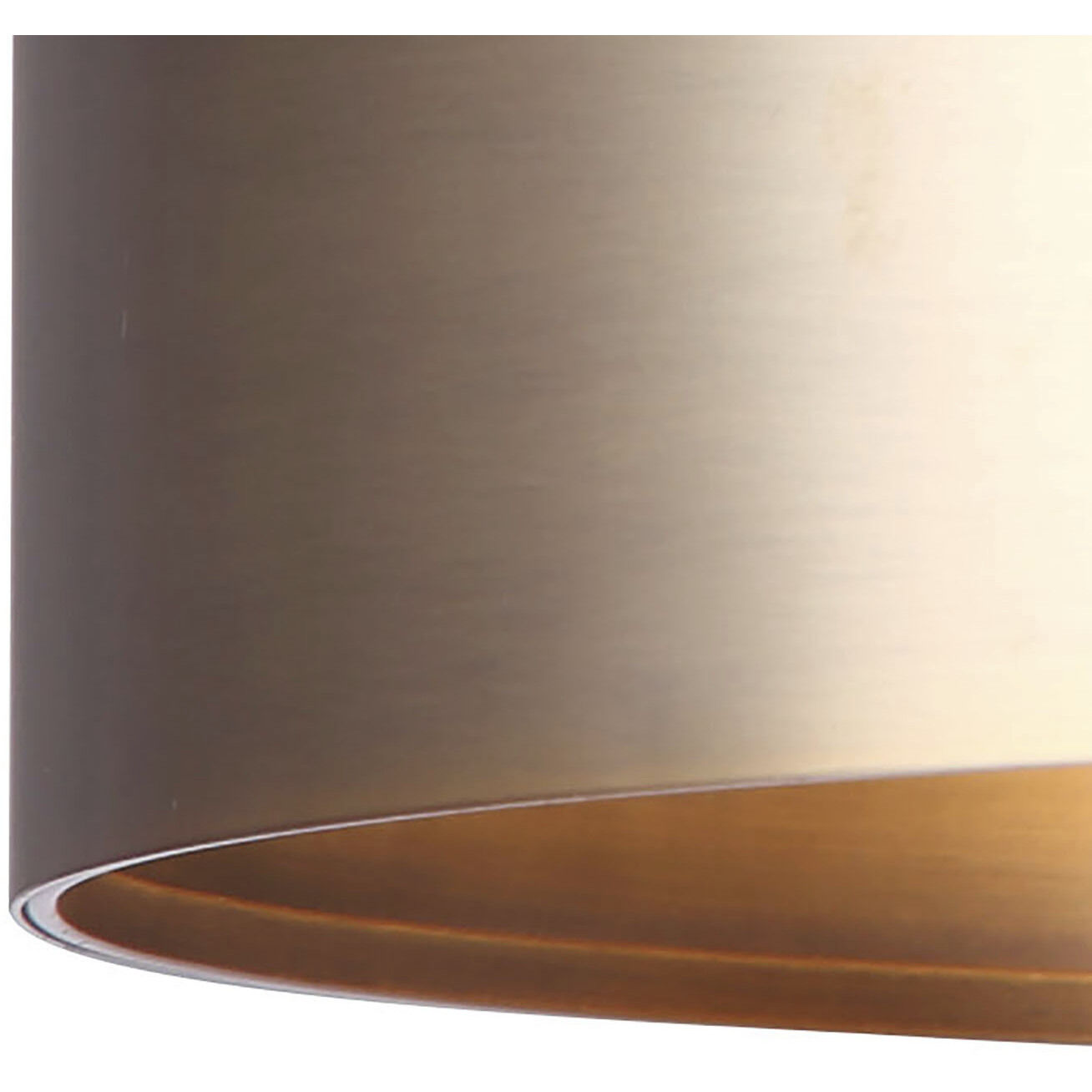 Lola 3 Light 15 inch Gold Semi Flush Ceiling Light