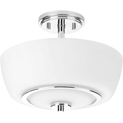 Fleet 2 Light 13 inch Polished Chrome Semi-Flush Convertible Ceiling Light