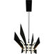 Candora LED 50 inch Black Island/Pool Table Light Ceiling Light
