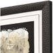 Balancing Act White and Black and Metallic and Beige Framed Art, The Studio