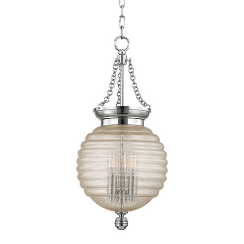 Coolidge 3 Light 10 inch Polished Nickel Pendant Ceiling Light