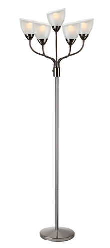 Elitia 70 inch 40.00 watt Gun Metal Floor Lamp Portable Light