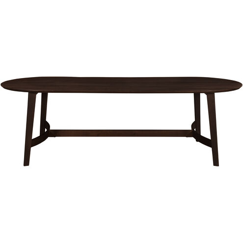 Trie 76 X 36 inch Brown Dining Table, Small